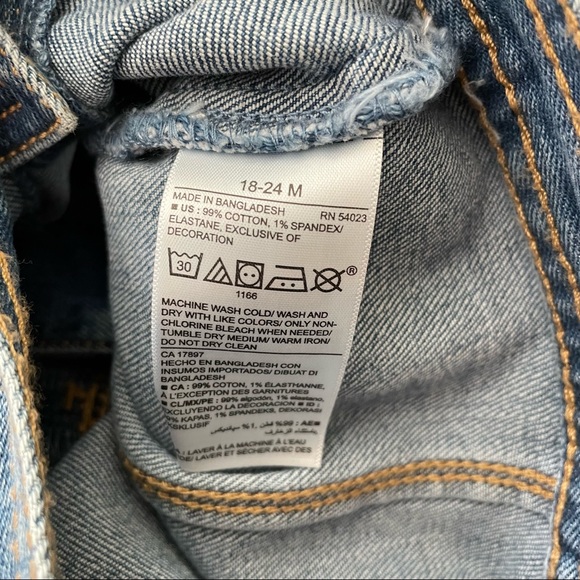 Old Navy Toddler Girl Jean Vest Size 18-24 Months - Picture 9 of 9